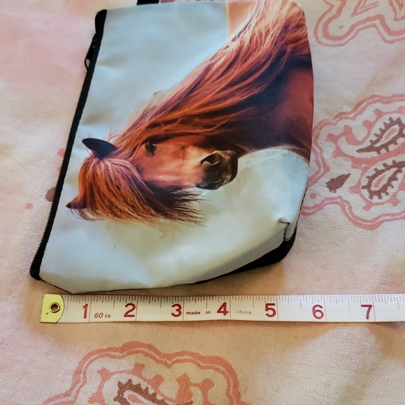 Horse Cosmetic Bag. Western. Country. Ranch. Farm - Picture 9 of 10